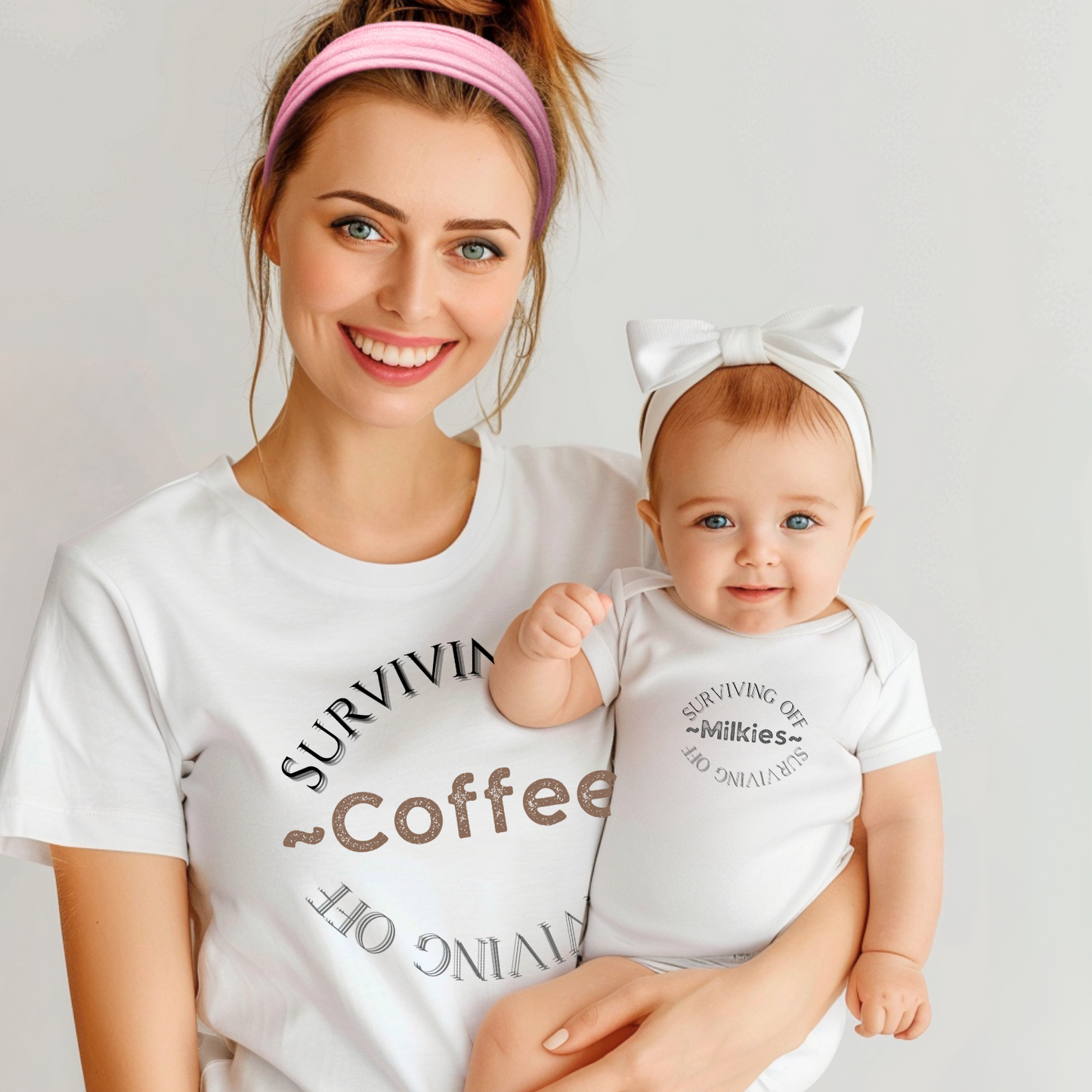 Surviving Off Coffee – Matching T-Shirt