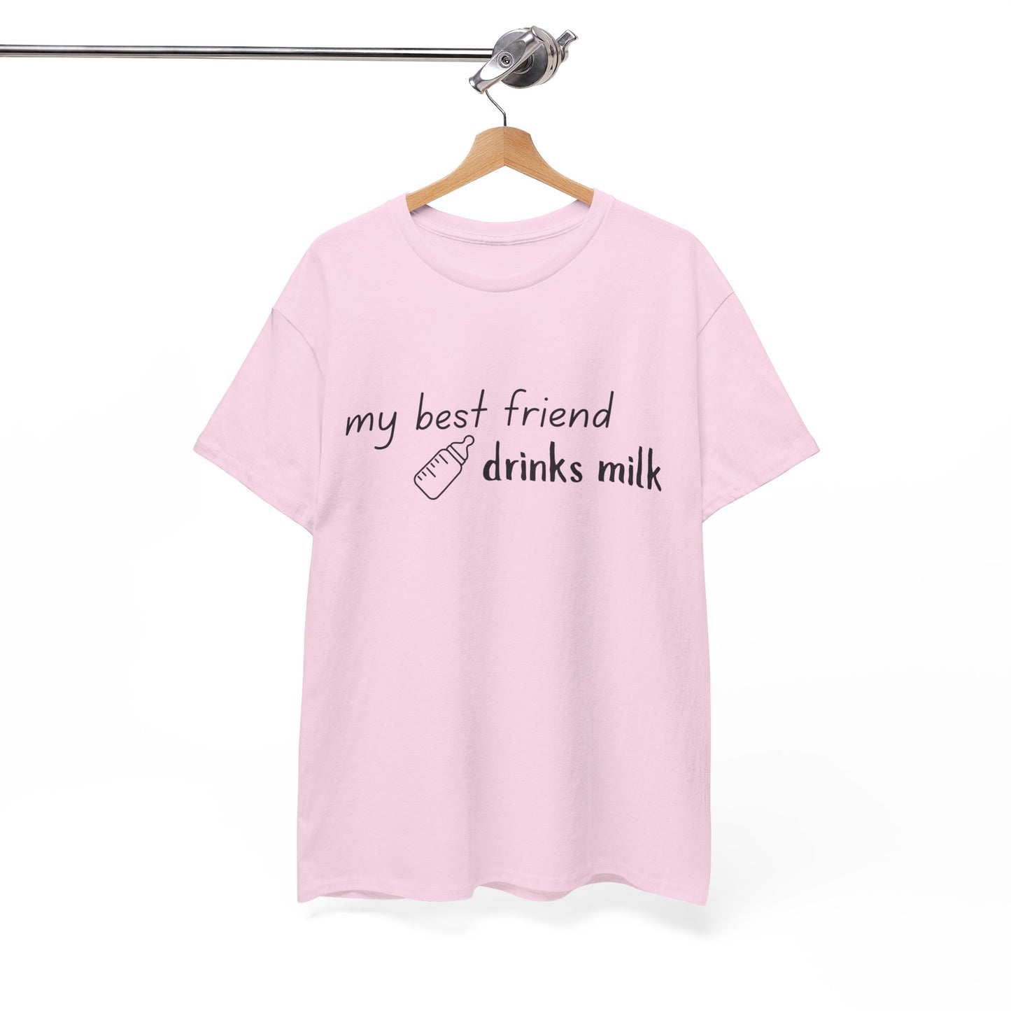My Best Friend Drinks Milk – Matching T-Shirt for Mama