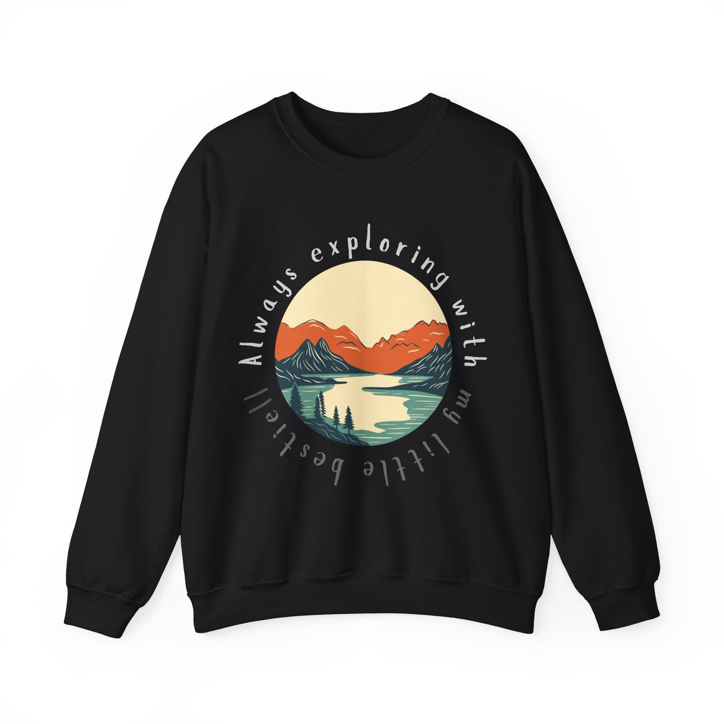 Always Exploring – Cozy Crewneck Sweatshirt for Adventuring Mamas