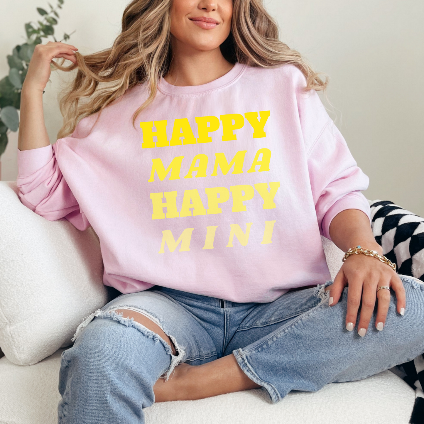Happy Mama, Happy Mini – Matching Crewneck