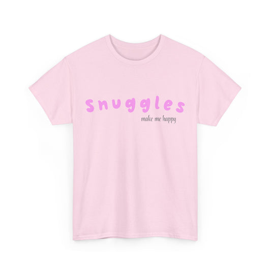 Snuggles Make Me Happy – Matching T-Shirt - Pink